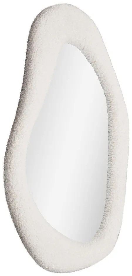Bosa tükör, plüss, fehér 46,5x61 cm