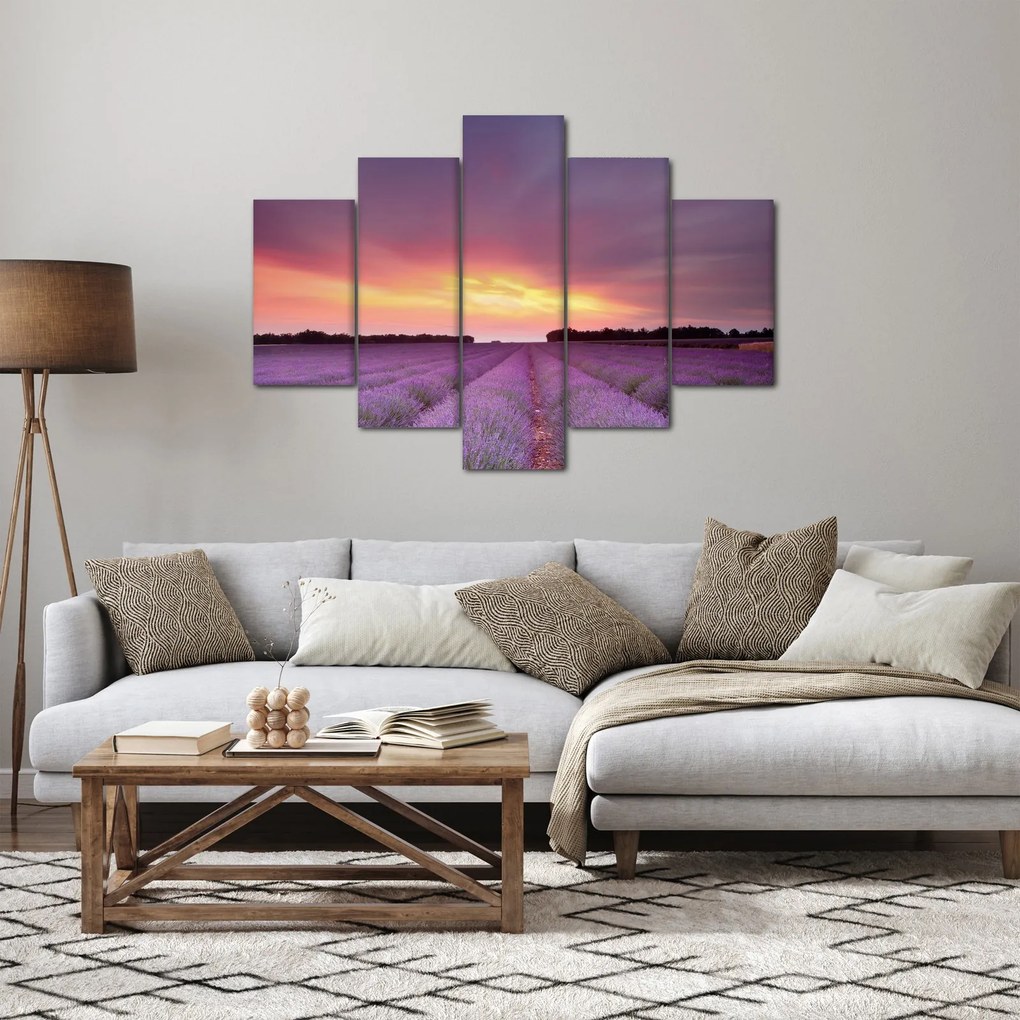 Kép - Levendula mező (150x105 cm)