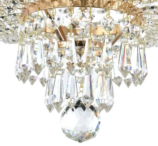 Maytoni DIA890-CL-05-G - Felületre szerelhető csillár PALACE 5xE27/60W/230V