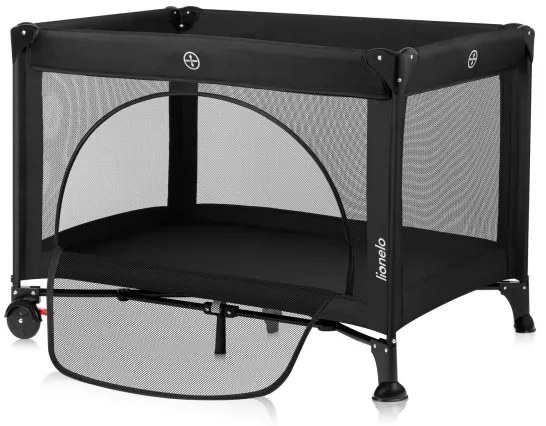 Lionelo - LAURA utazóágy, fekete karbon