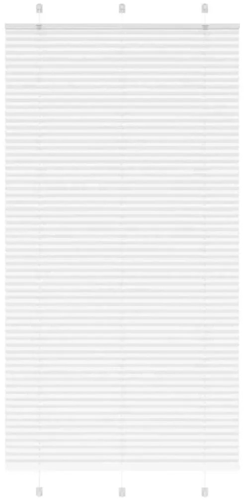 pliszírozott redőny Fehér 105x200cm szövetszélesség 104,4cm