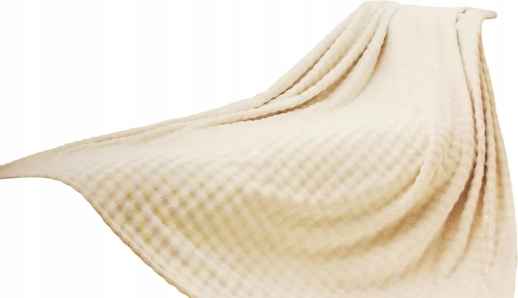 Takaró Smukee poliészter 200 cm x 150 cm Krémszínű