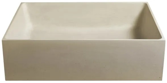 Sapho - Ráültethető mosdó FORMIGO 47,5x36,5 cm beton/bézs