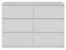 MAO fehér fiókos komód