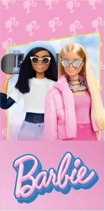 Barbie Street Style fürdőlepedő, strand törölköző 70x140 cm (Fast Dry)