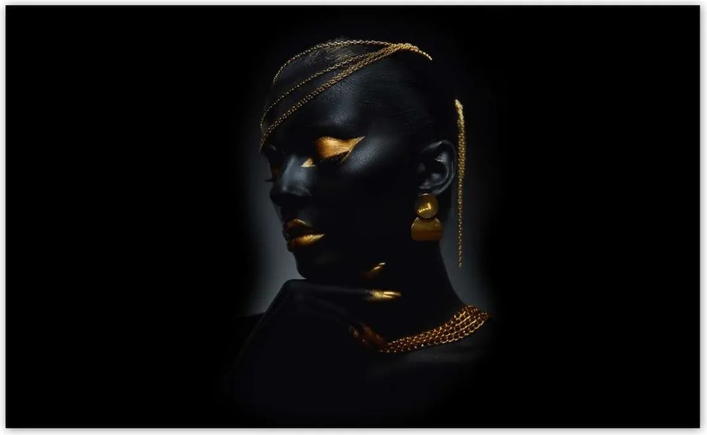 Fotótapéták 416x254 Aranyozott arc