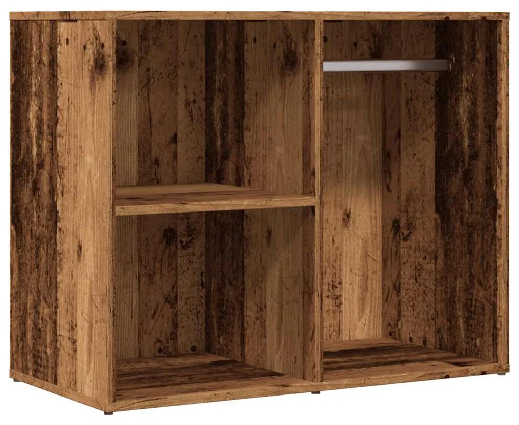 antik fa szerelt fa pipereszekrény 80 x 40 x 65 cm