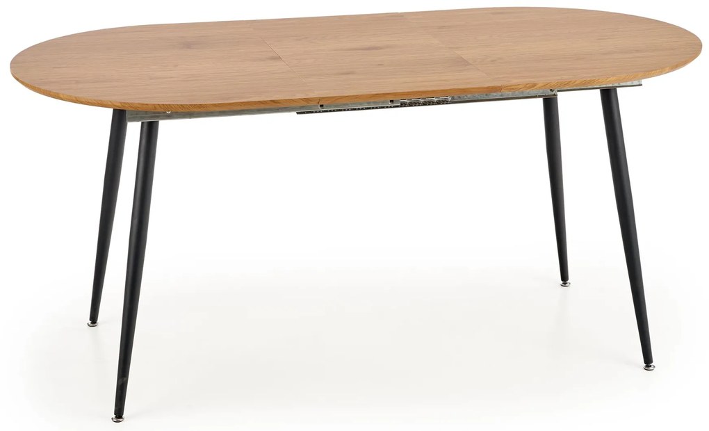 ZENITH kihúzható étkezőasztal tölgy dekorral 120(160)x80