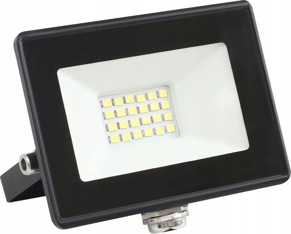 Led Halogén fényvető 20W 1600lm 6500K IP65 Kültéri Lámpa Erős Fekete