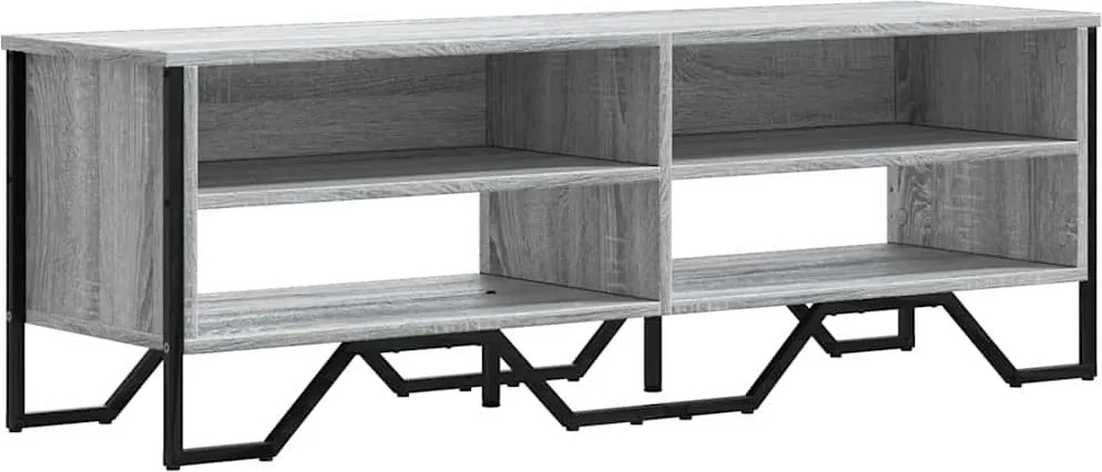 vidaXL szürke sonoma színű szerelt fa TV-szekrény 122 x 34 x 41 cm