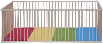 SC BRANKO nagyméretű fa járóka 140x200