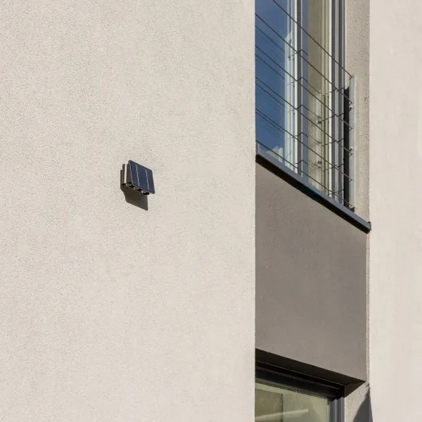 Immax 08491L - LED napelemes fali lámpa szenzorral LED/2W/5V IP54