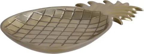 Gyertyatartó Állvány Apróságok Kulcsok Ananász Alumínium Arany