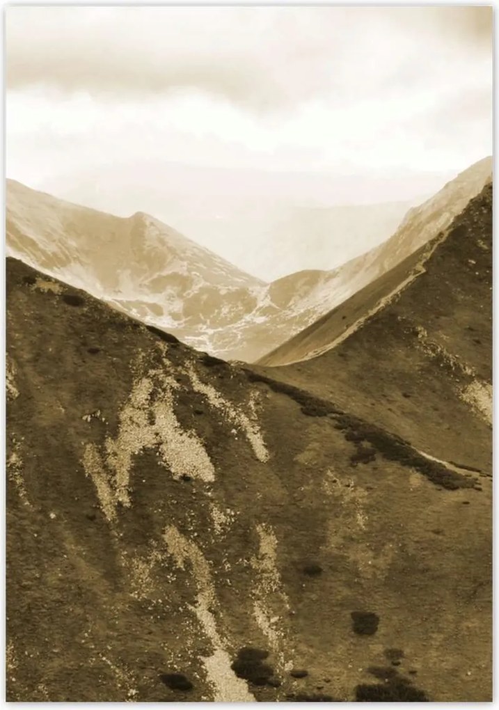 Poszterek 70x100 Tátra Lengyel hegyek Kilátás