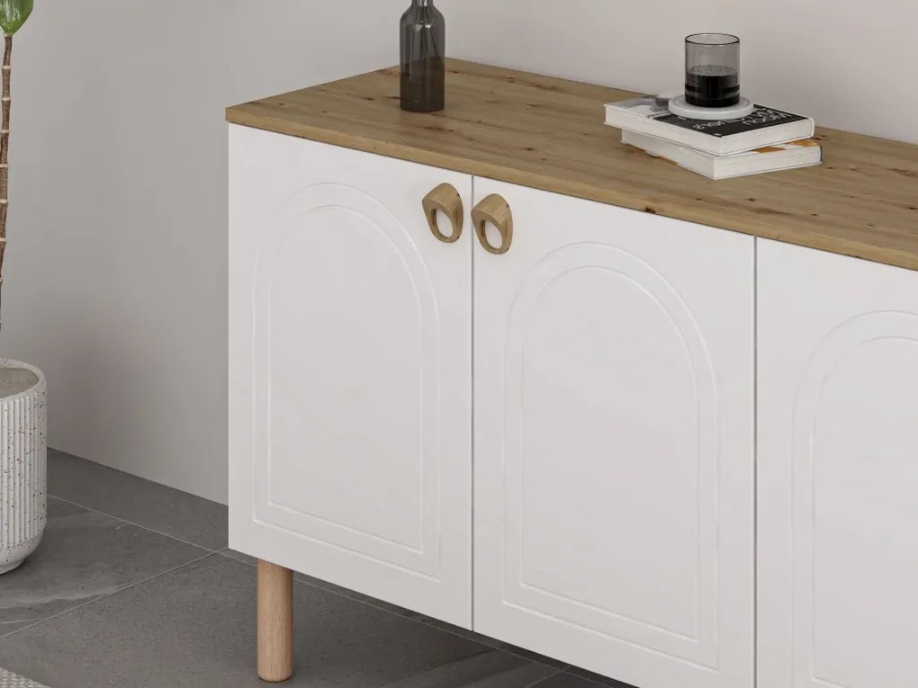 Lotus komód, fehér, 180 cm – TR506MNR1326