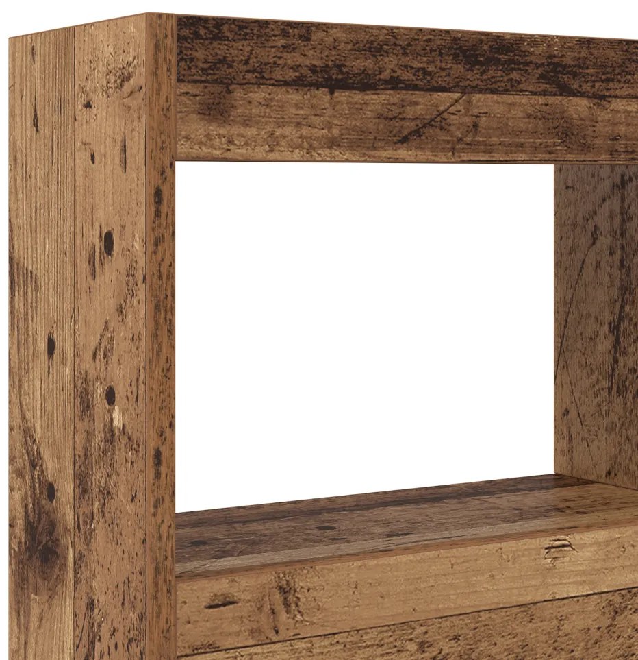 Fejvég Öreg Fa Tömör Újrahasznosított Fa 120 x 17 x 102 cm