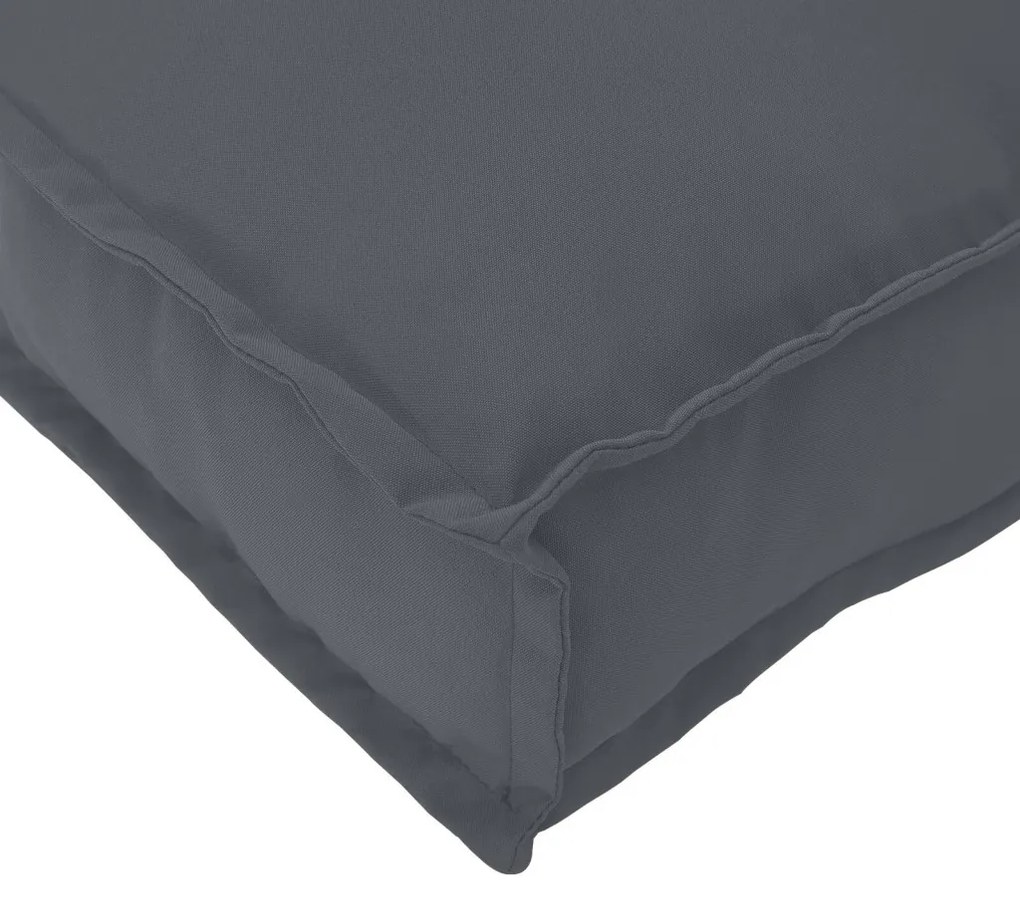 Raklap párna készlet 2 pcs Antracit 150 x 40 x 8 cm
