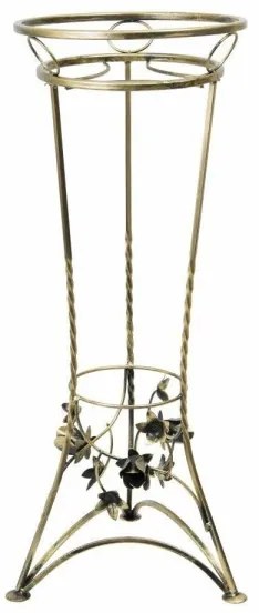 Virágállvány 72x28 cm arany