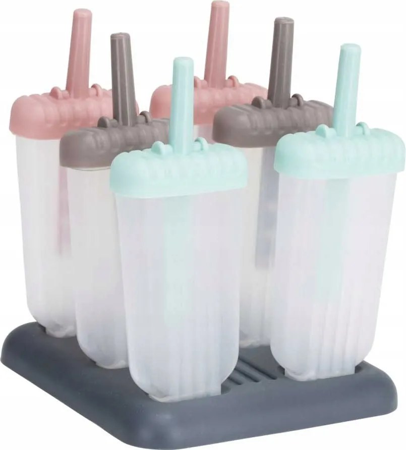 Fagylaltformák Műanyag Fagylalthoz 6 Db-os Klasszikus Fagylalt Pálcikán