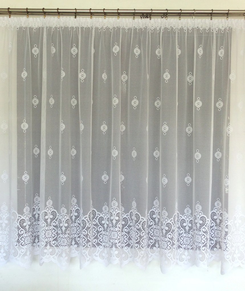 Mg Függöny 4273 Fehér 400X180cm Kész Szalaggal M