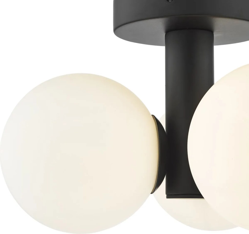 Dar Lighting modern mennyezeti lámpa blake matt fekete darbla5322