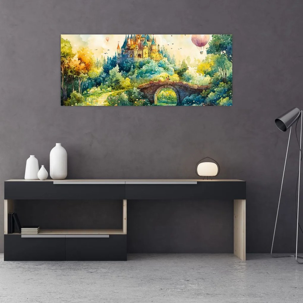 Kép - Mesebeli kastély (120x50 cm)