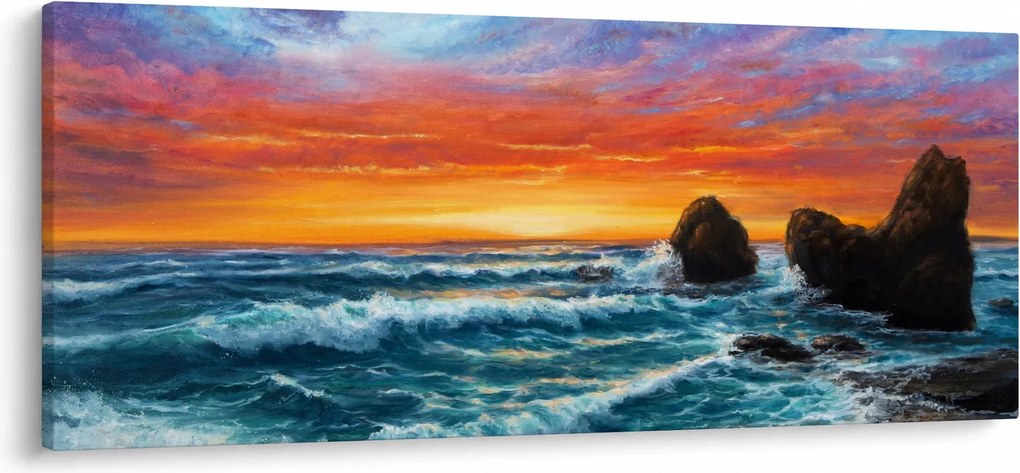 Kép - naplemente (120x50 cm)