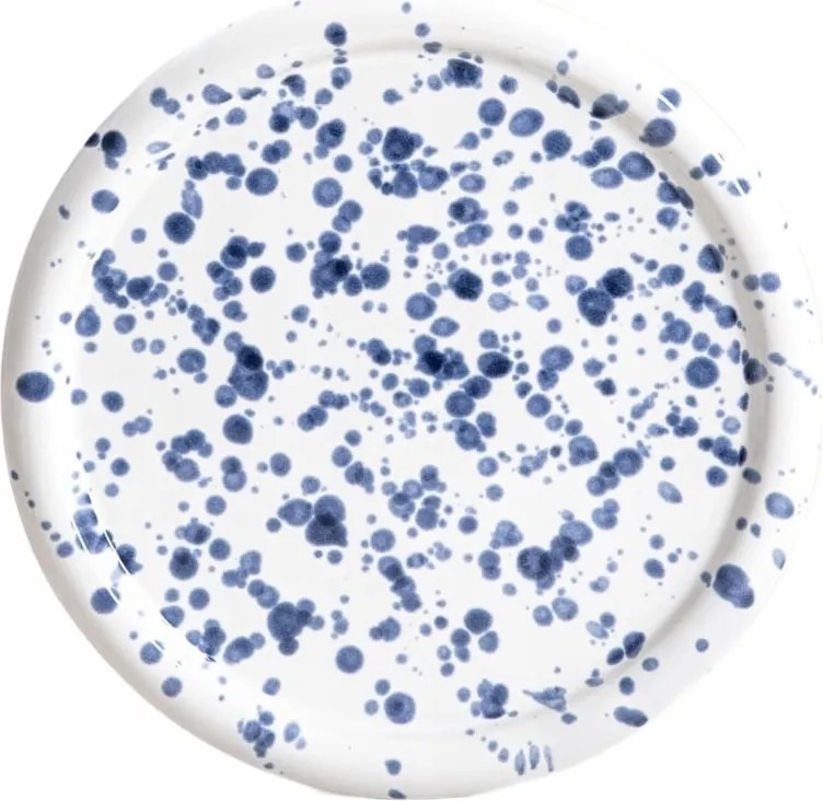 Wilora Ebédlő tányér pöttyös sötétkék 26 cm Homla