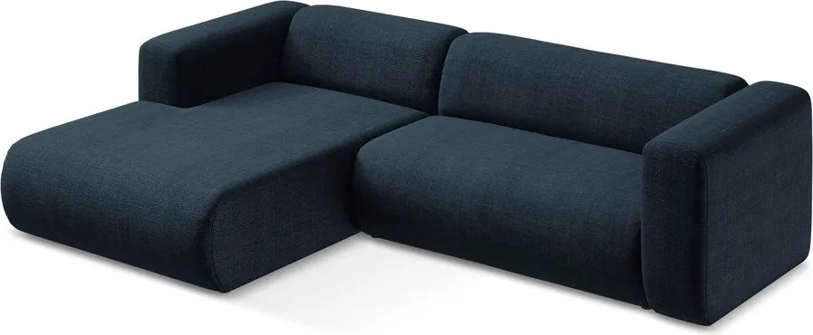 Kék sarokkanapé (bal oldali-heverő résszel) Ekahi – Makamii