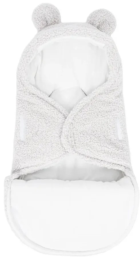 Elefántcsont színű sherpa babapólya 45x80 cm – Meowbaby