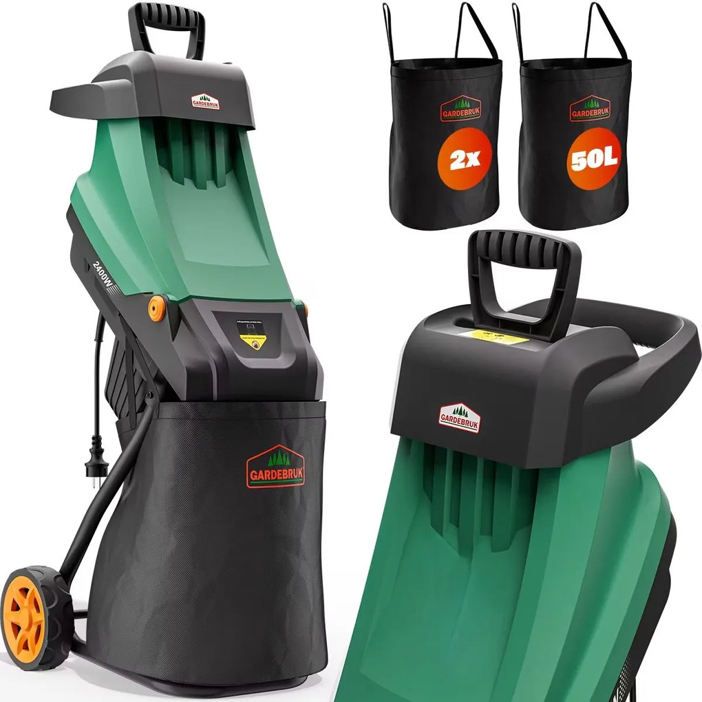 Gardebruk® Elektromos kerti aprítógép 2400 W