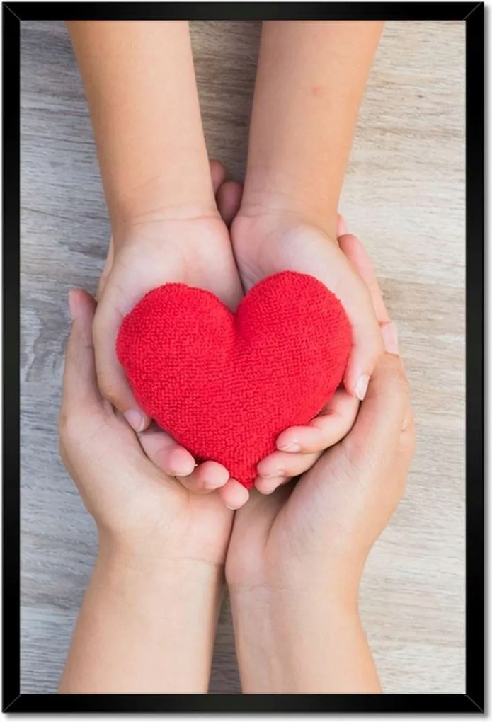 Poszterek keretben 40x60 Nőnap Ajándék Love