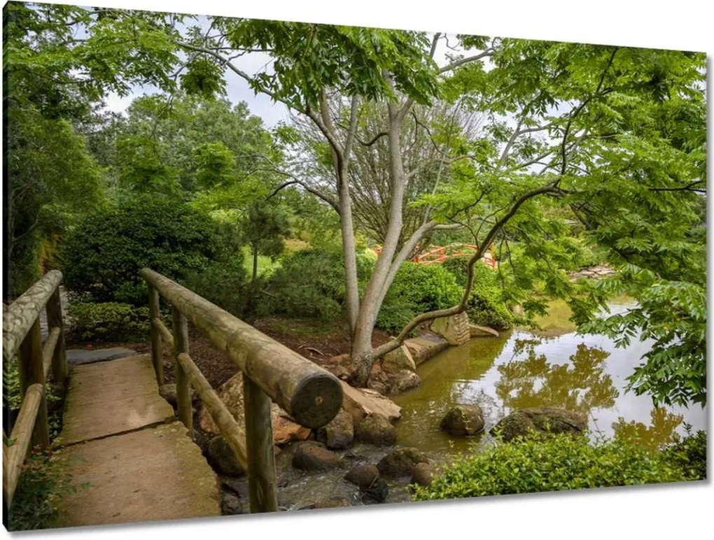 Festmények 120x80 Japán kert Japán