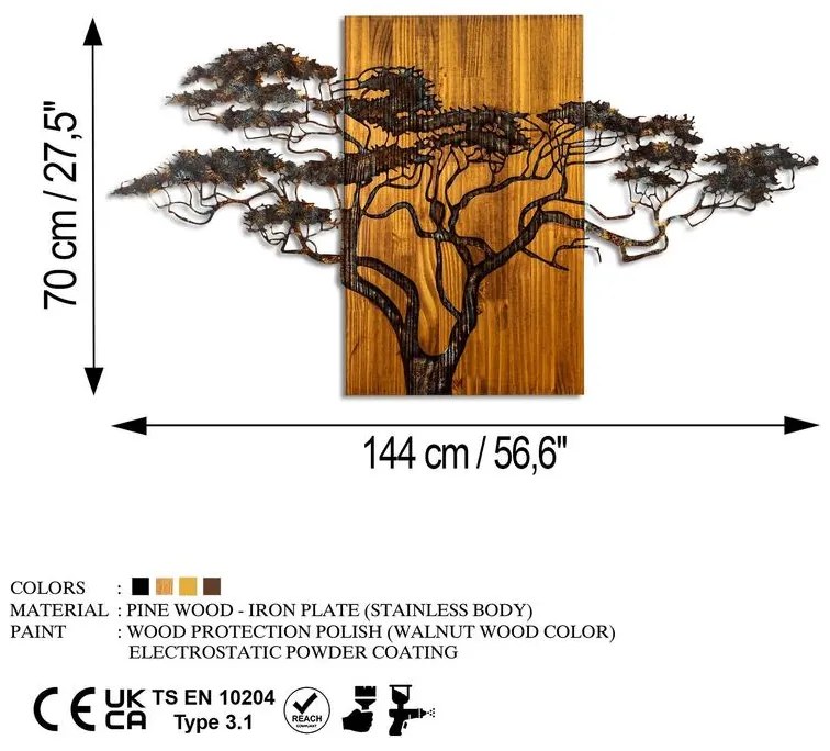 Fa fali dekoráció, Acacia Tree - 329-A