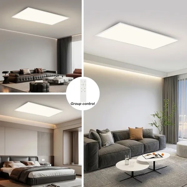 Brilagi - LED dimmelhető mennyezeti lámpatest SLIMFRAME LED/80W/230V 120x60 cm fehér + távirányító