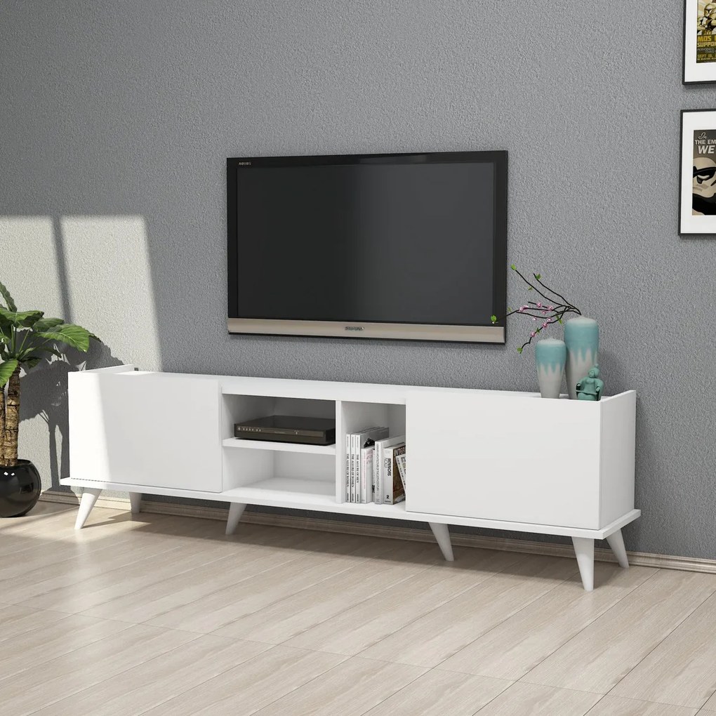 TV asztal Elegante Fehér