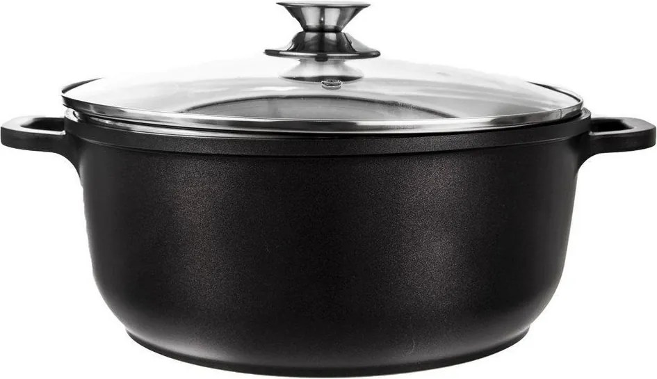 Gránit fazék fedővel párolás sütés 28 cm 7L Grande