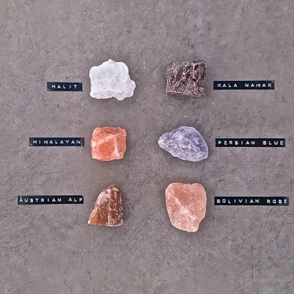 Exkluzív SÓVÁLASZTÉK sókristályok a világ minden tájáról RIVSALT és KONYHAI sószórókhoz - rivsalt