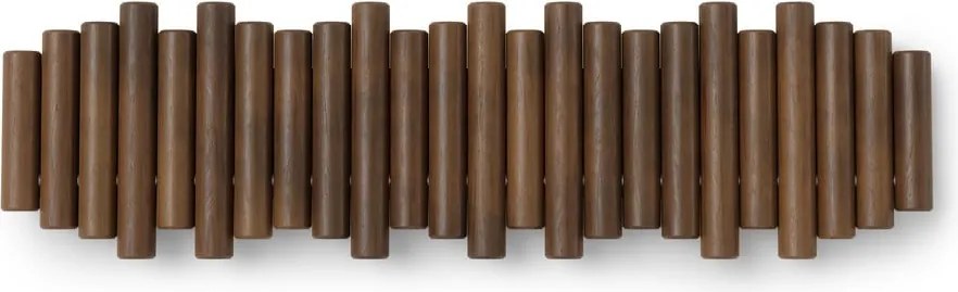 Sötétbarna borovi fenyő fali fogas 61 cm Picket – Umbra