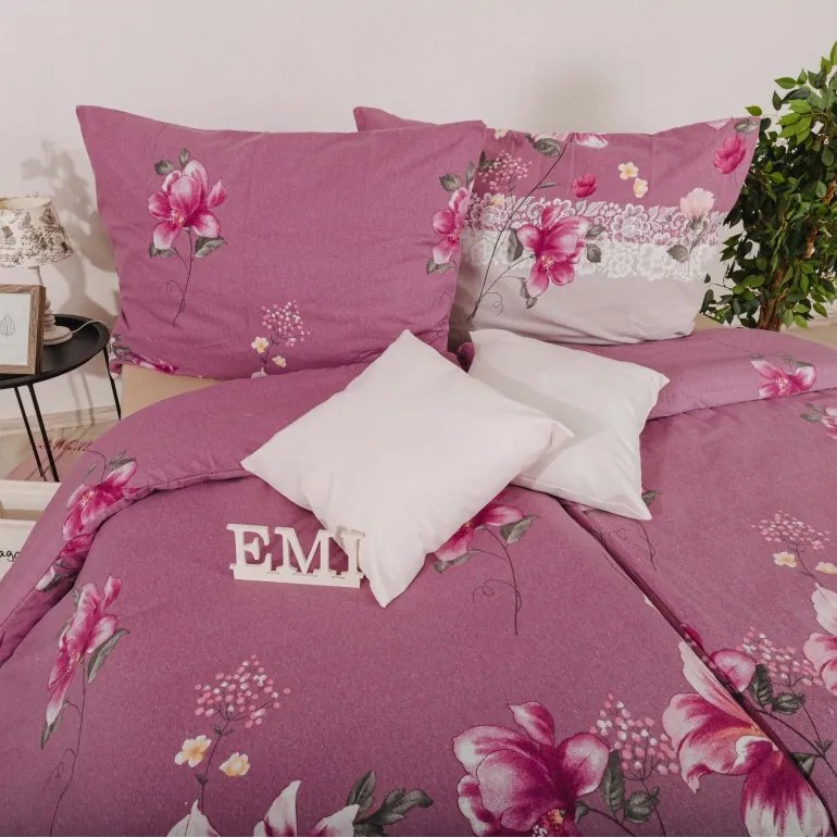 EMI Aida Pembe flanel ágyneműhuzat