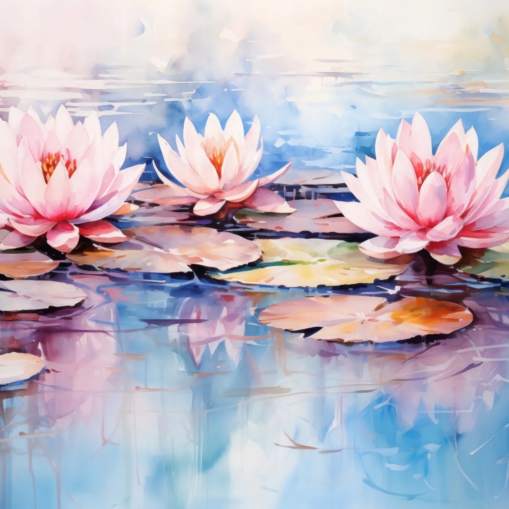 Poszter 70x70cm Csendes tükröződések