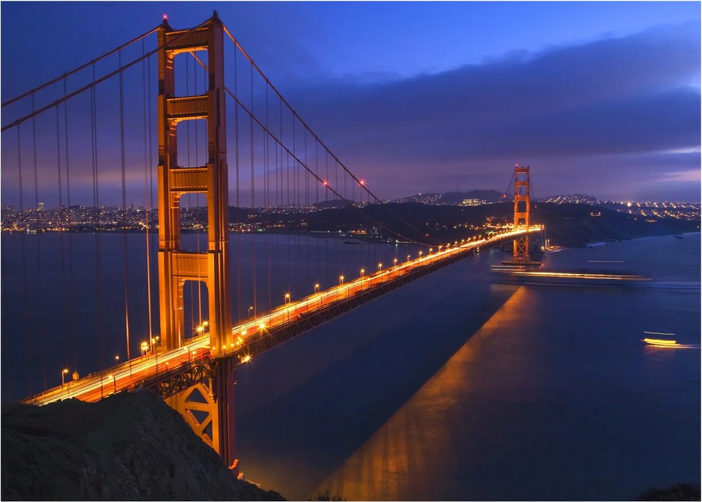 Kép - Golden Gate híd (70x50 cm)
