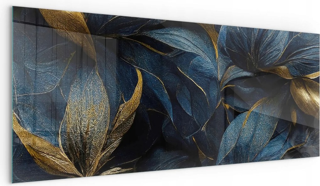 Beltéri Dekoratív Védőüveg Kandallóval Levelek Számla