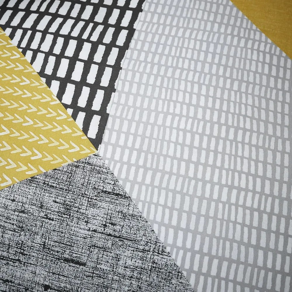 Sárga kétszemélyes-hosszabbított ágyneműhuzat 230x220 cm Larsson Geo – Catherine Lansfield