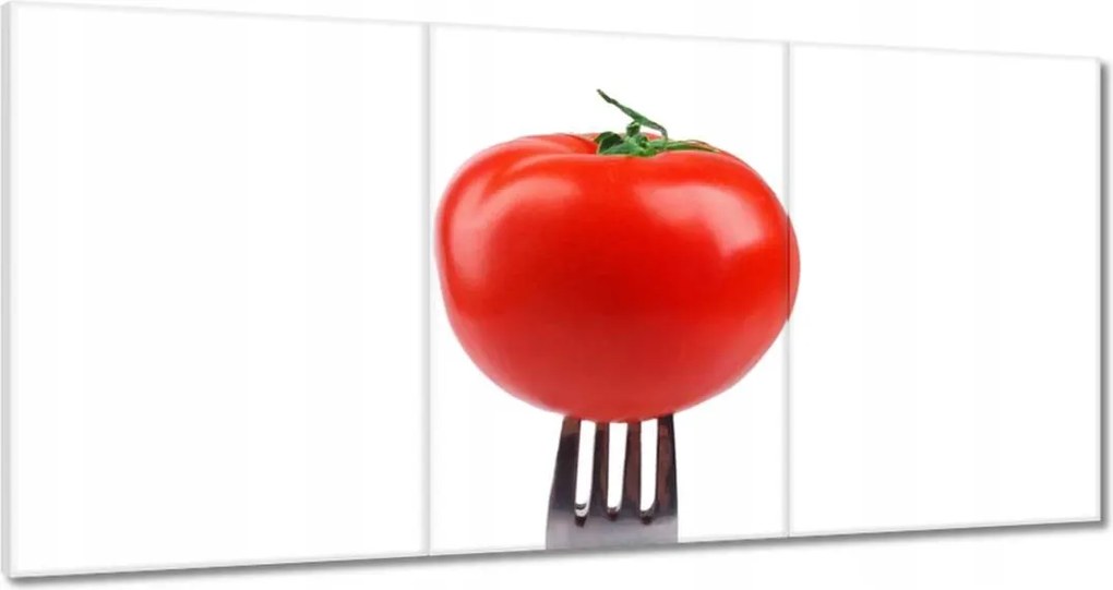 Vászonkép 60x30 Paradicsom a villán