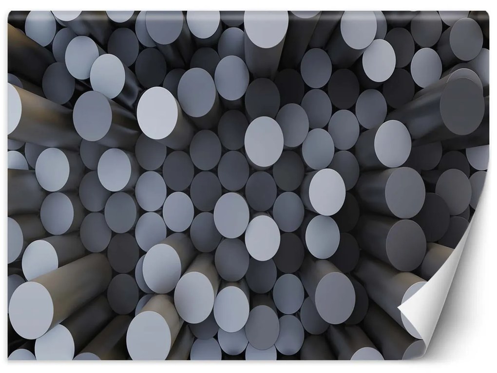 Gario Fotótapéta Absztrakt hengerek Anyag: Vlies, Méret: 300 x 210 cm