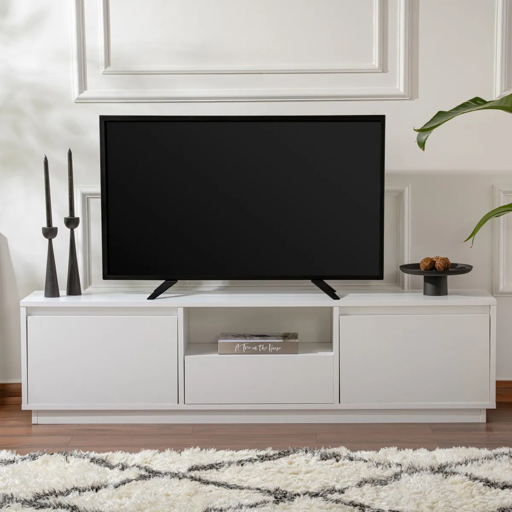 TV asztal Vanguard Natural White
