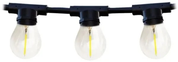 Kültéri dekoratív fénylánc MIMOSA 20xE27/1,3W/230V IP44 10m