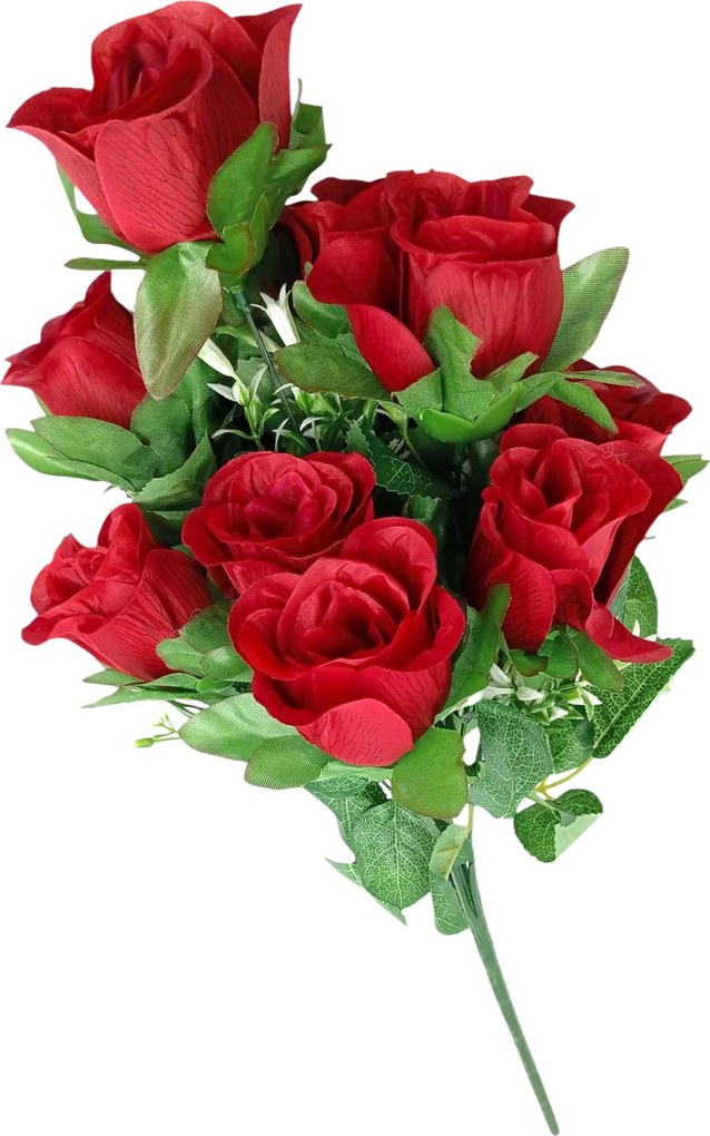 Virágcsokor Műrózsa Dekorációs Ág Kompozíció 50 cm