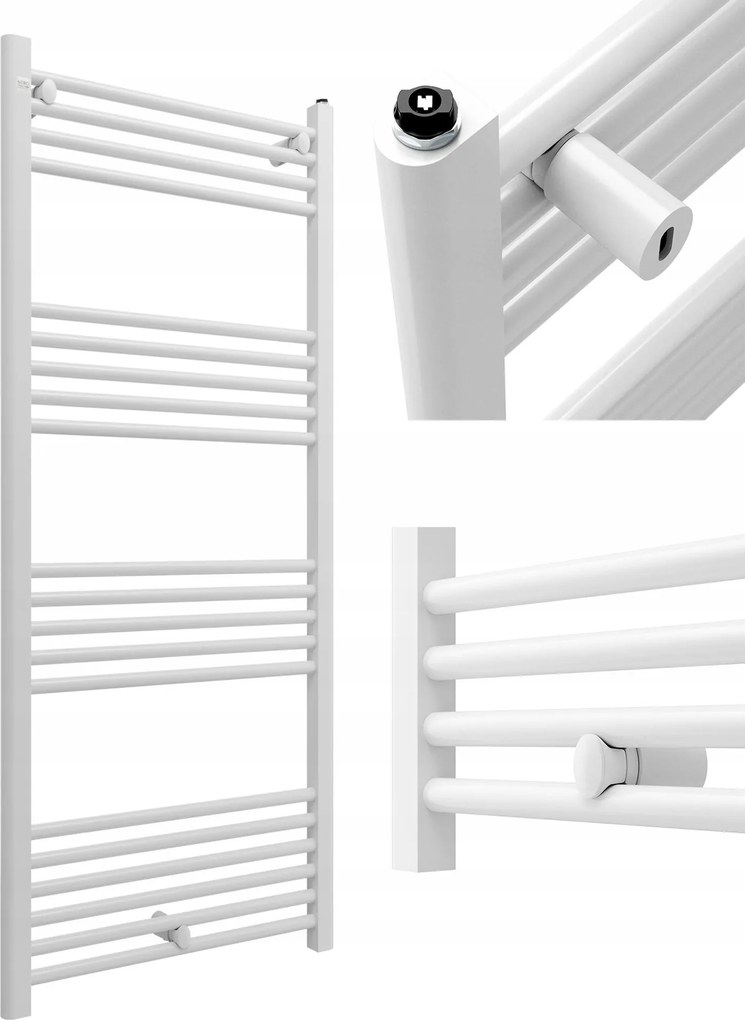 Fürdőszobai Radiátor 60/140 cm Fehér Létra Radiátor Modern Puerto